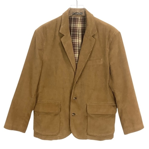 L.L.Bean Men's Vintage Corduroy Sports Coat Blazer Jacket 42S - Picture 1 of 16